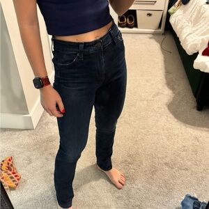 Women's Dark Blue Jeans